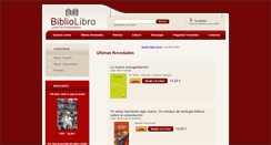 Desktop Screenshot of bibliolibro.com